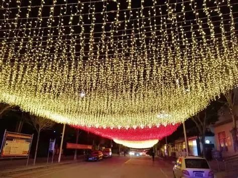 100m coloured light string