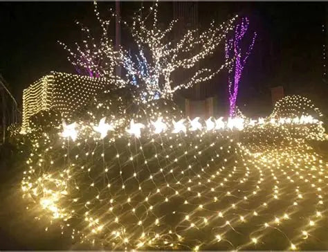 100m coloured light string